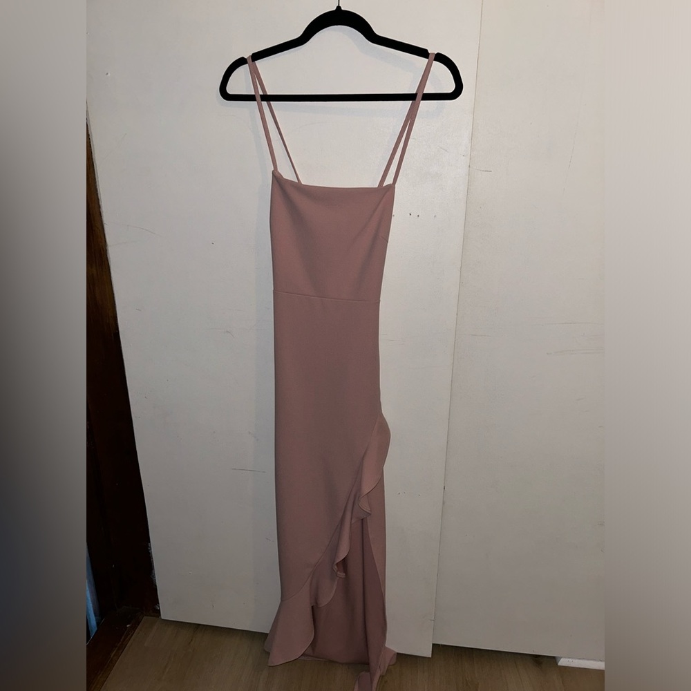 Wedding guest dress - pale pink